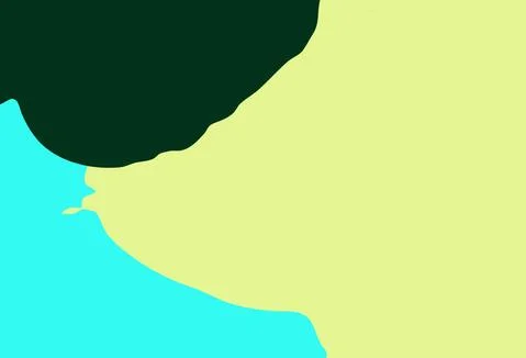 Light Blue, Green vector pattern with random forms. Illustrazione stock