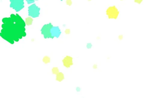 Light Blue, Green vector pattern with random forms. Illustrazione stock