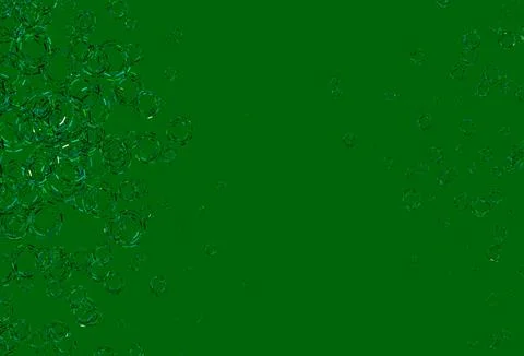 Light Blue, Green vector pattern with spheres. Stock Illustration