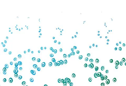 Light Blue, Green vector pattern with spheres. Illustrazione stock