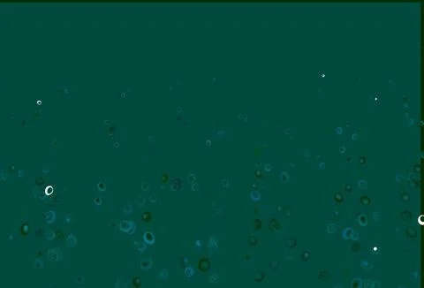 Light Blue, Green vector pattern with spheres. 스톡 일러스트