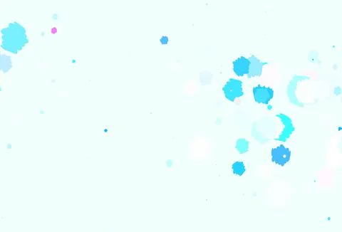 Light Blue, Green vector pattern with random forms. Illustrazione stock