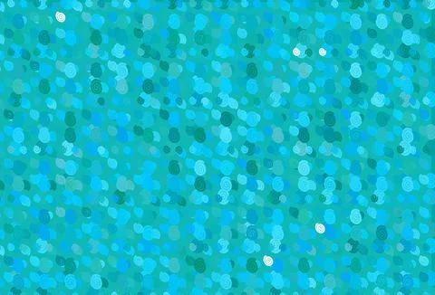 Light Blue, Green vector pattern with bubble shapes. イラスト素材