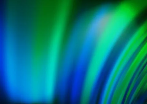 Light Blue, Green vector pattern with liquid shapes. イラスト素材