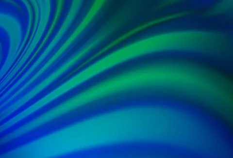 Light Blue, Green vector pattern with bubble shapes. Stock Illustration