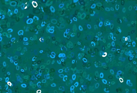 Light Blue, Green vector pattern with spheres. Stockillustratie