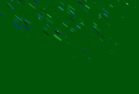 Light Blue, Green vector pattern with narrow lines. Stock Illustration