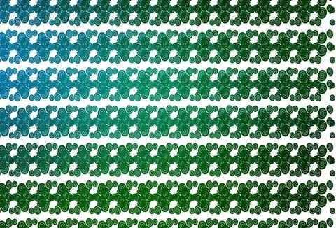 Light Blue, Green vector pattern with bubble shapes. イラスト素材