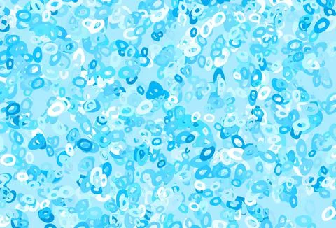 Light Blue, Green vector pattern with spheres. Stock Illustration