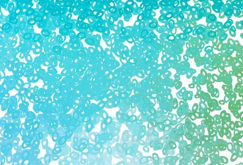 Light Blue, Green vector pattern with spheres. イラスト素材