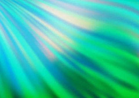 Light Blue, Green vector pattern with liquid shapes. Stock Illustration