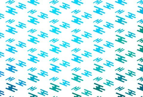 Light Blue, Green vector pattern with narrow lines. 스톡 일러스트