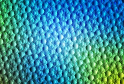 Light Blue, Green vector pattern with spheres. Illustrazione stock