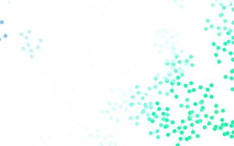 Light Blue, Green vector pattern with artificial intelligence network. Illustrazione stock