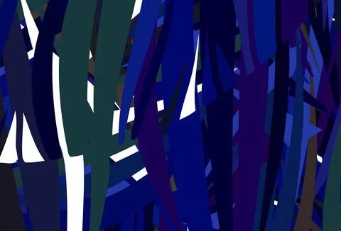 Light Blue, Green vector pattern with random forms. Stock Illustration