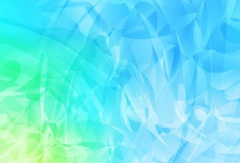 Light Blue, Green vector pattern with random forms. Stock Illustration