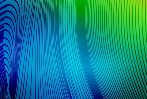 Light Blue, Green vector pattern with wry lines. イラスト素材
