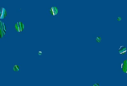 Light blue, green vector pattern with spheres. Stock Illustration