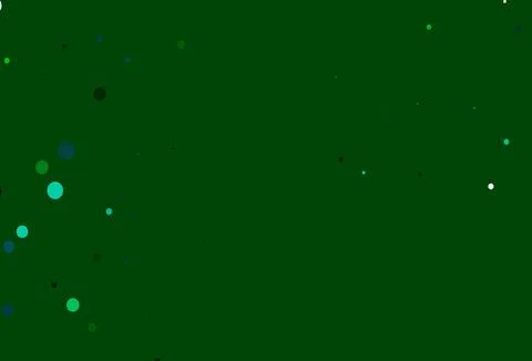 Light Blue, Green vector pattern with spheres. Stockillustratie