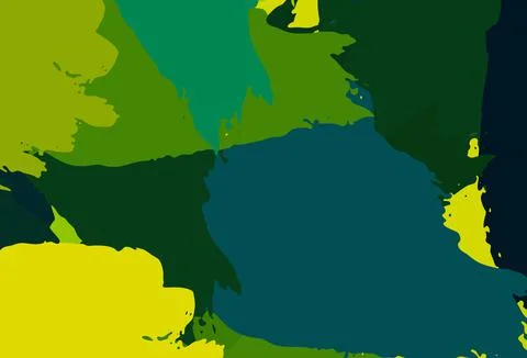 Light Blue, Green vector pattern with random forms. Stock Illustration