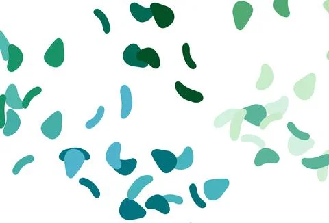 Light Blue, Green vector pattern with chaotic shapes. Stockillustratie