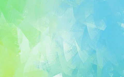 Light Blue, Green vector pattern with random forms. Illustrazione stock