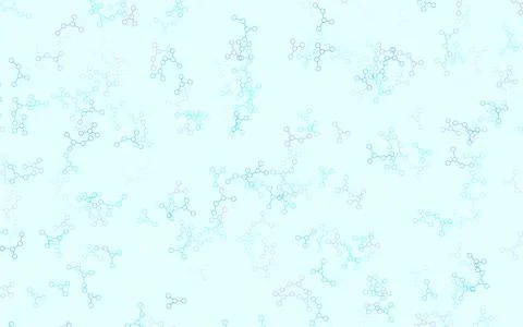 Light Blue, Green vector pattern with artificial intelligence network. Stockillustratie