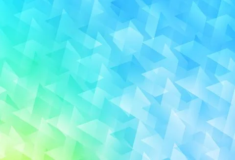 Light Blue, Green vector pattern in square style. Illustrazione stock