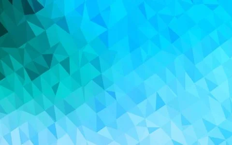Light Blue, Green vector polygon abstract layout. Illustrazione stock