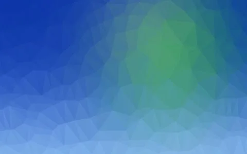 Light Blue, Green vector polygon abstract backdrop. Stock Illustration