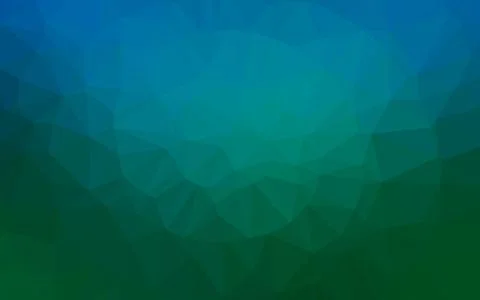Light Blue, Green vector polygonal background. Stock Illustration
