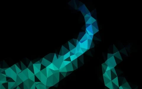 Light Blue, Green vector polygonal pattern. イラスト素材