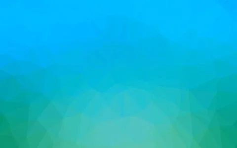 Light Blue, Green vector polygonal background. Illustrazione stock