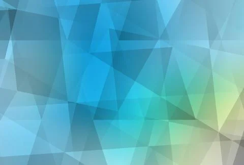 Light Blue, Green vector polygonal pattern. Illustrazione stock