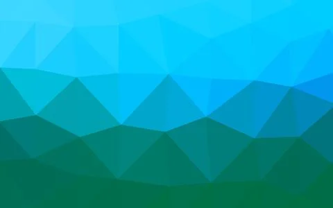 Light Blue, Green vector polygonal pattern. イラスト素材