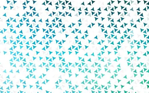 Light Blue, Green vector seamless pattern in polygonal style. Illustrazione stock