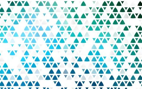 Light Blue, Green vector seamless pattern in polygonal style. Stock Illustration