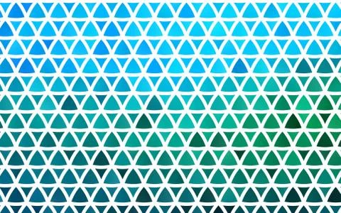 Light Blue, Green vector seamless pattern in polygonal style. 스톡 일러스트