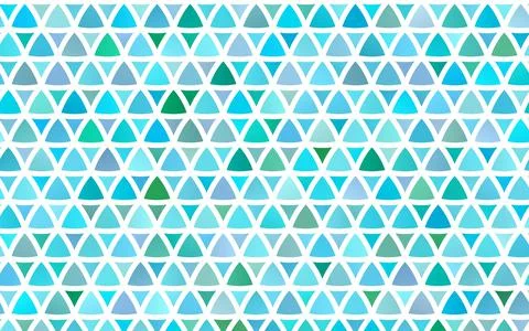 Light Blue, Green vector seamless pattern in polygonal style. Stock Illustration