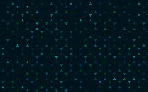 Light Blue, Green vector seamless cover in polygonal style. Ilustración de archivo