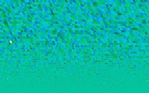 Light Blue, Green vector seamless texture in triangular style. Stockillustratie
