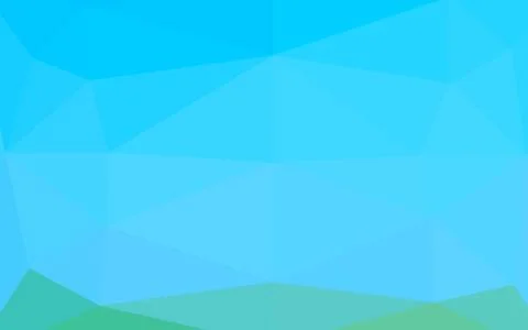 Light Blue, Green vector shining triangular background. Stockillustratie