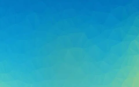 Light Blue, Green vector shining triangular pattern. Stockillustratie