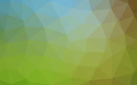 Light Blue, Green vector shining triangular pattern. Illustrazione stock