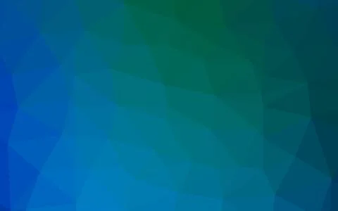 Light Blue, Green vector shining triangular background. Illustrazione stock