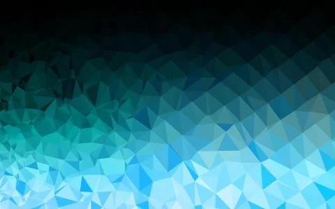 Light Blue, Green vector shining triangular background. 스톡 일러스트