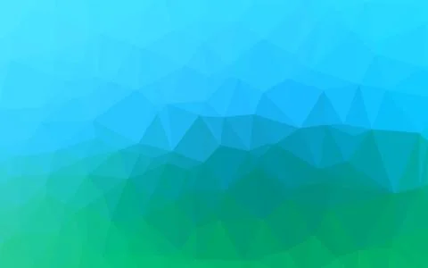 Light Blue, Green vector shining triangular template. 스톡 일러스트