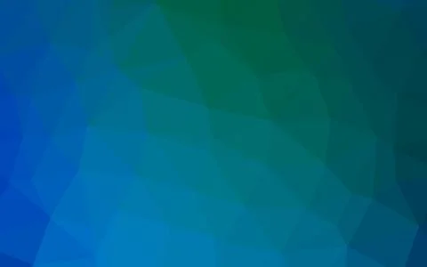 Light Blue, Green vector shining triangular pattern. Stockillustratie