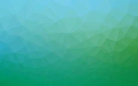 Light Blue, Green vector shining triangular background. Illustrazione stock