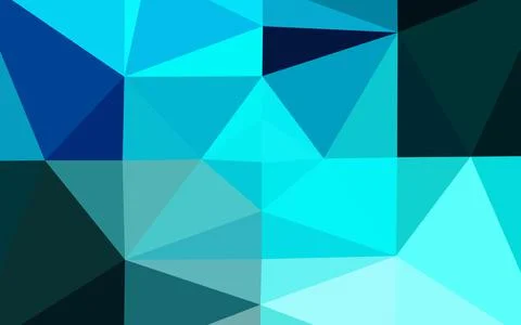 Light Blue, Green vector shining triangular pattern. Illustrazione stock